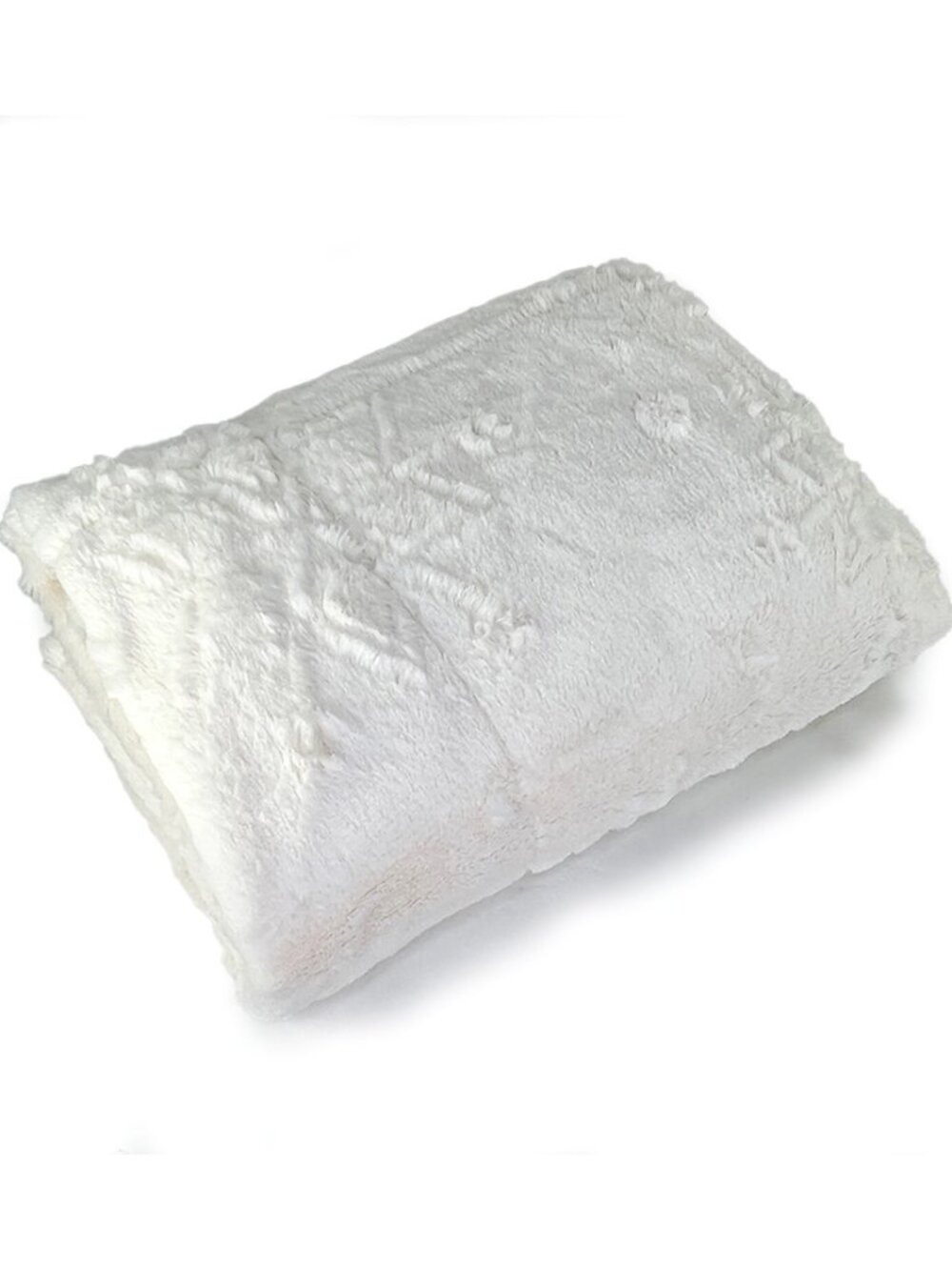 White Snowflake Throw
